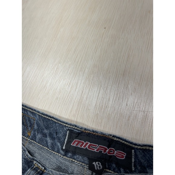 MICROS Young Men SIZE 18 Approx 30x28 Relaxe FIT JEANS DARK WASH - Picture 6 of 9